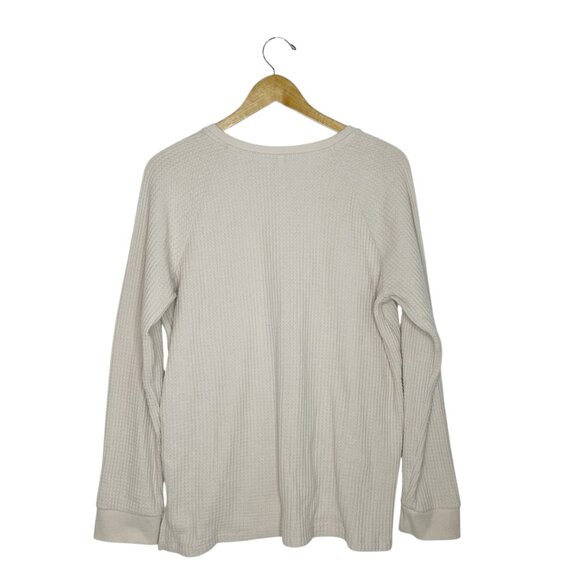 Z SUPPLY Thermal Waffle Long Sleeve Henley - Picture 4 of 7